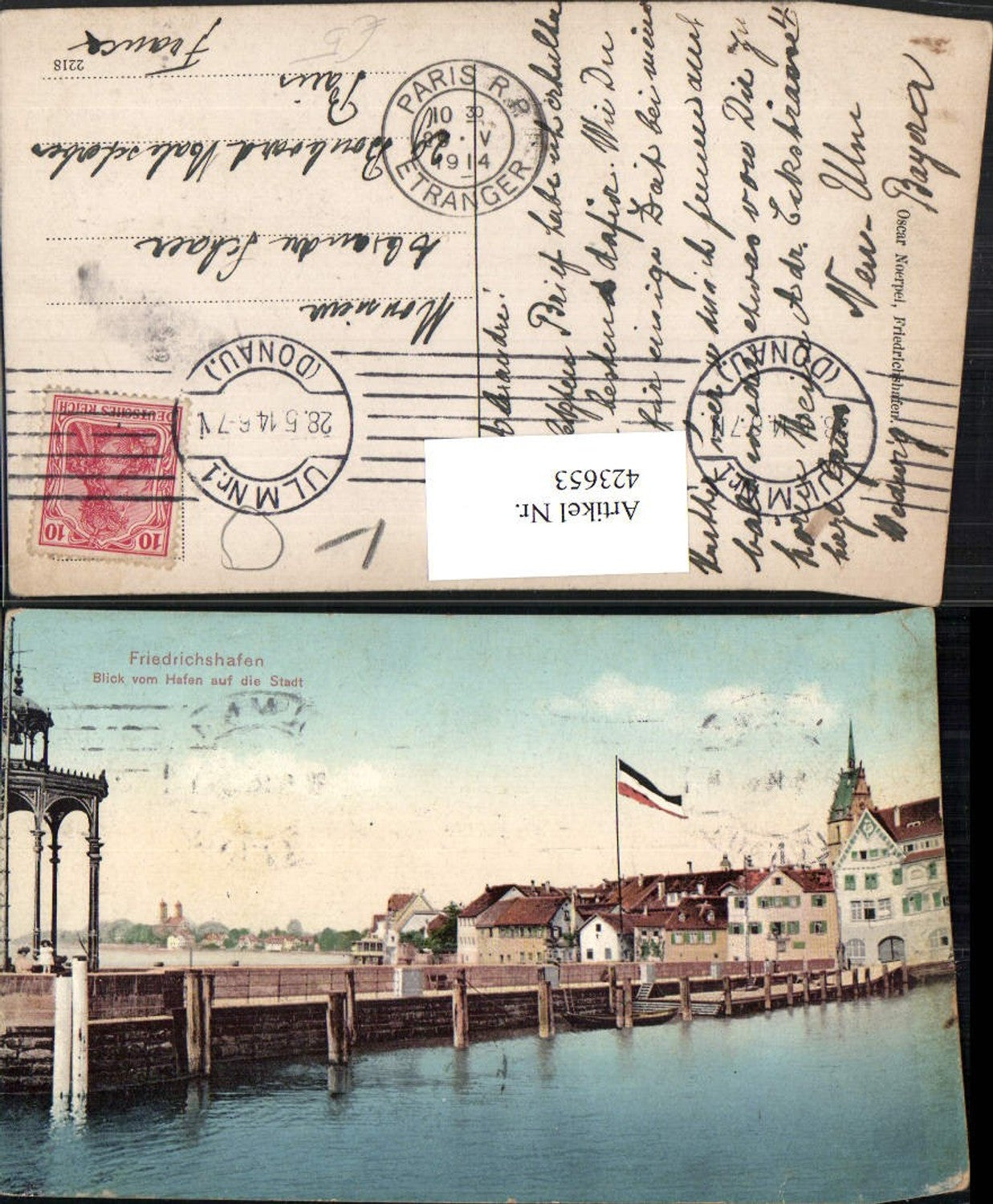 423653,Friedrichshafen Teilansicht vom Hafen