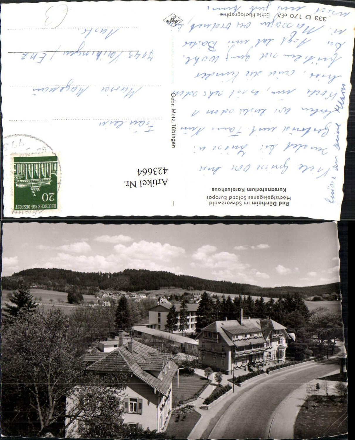 423664,Bad Dürrheim im Schwarzwald Kursanatorium Karolushaus