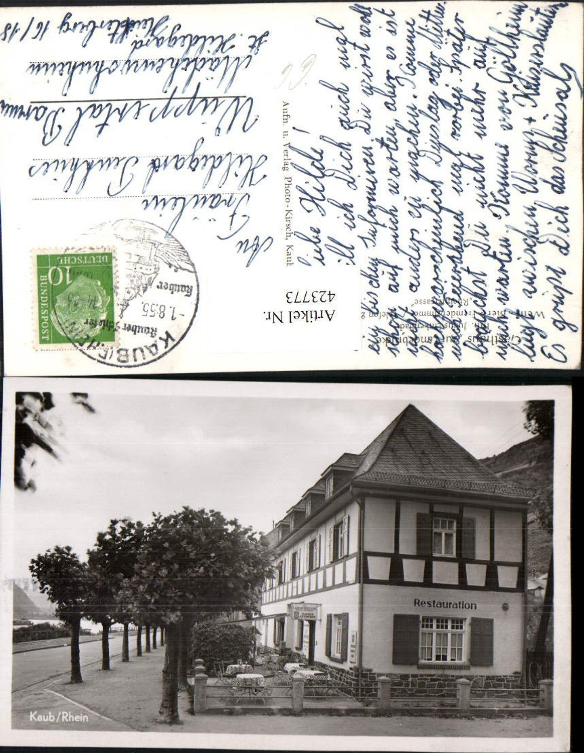 423773,Kaub am Rhein Gasthaus zur Landebrücke