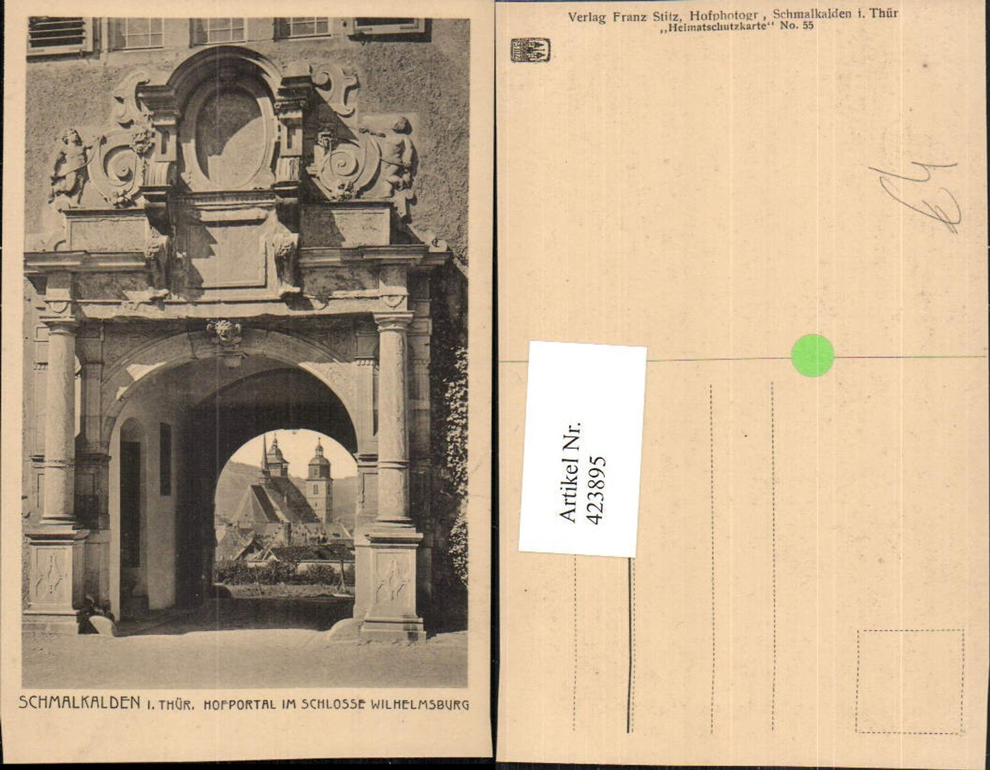 423895, Schmalkalden Courtyard portal in Wilhelmsburg Castle