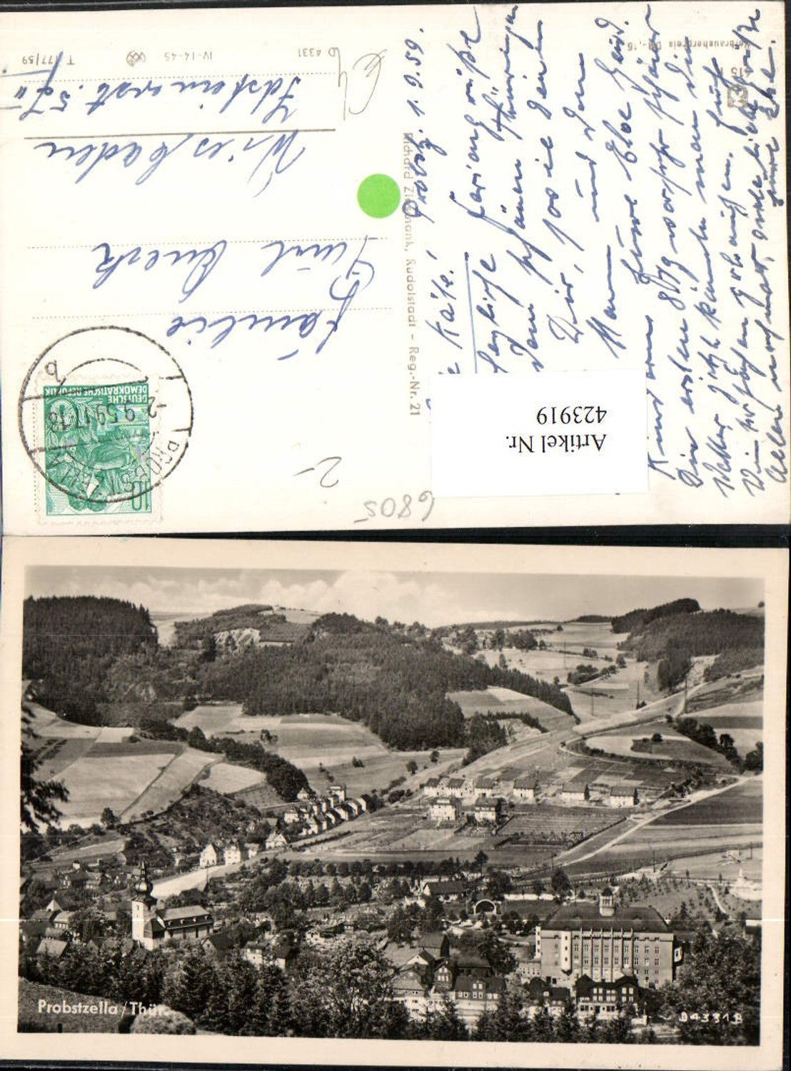 423919, Probstzella in Thuringia Total