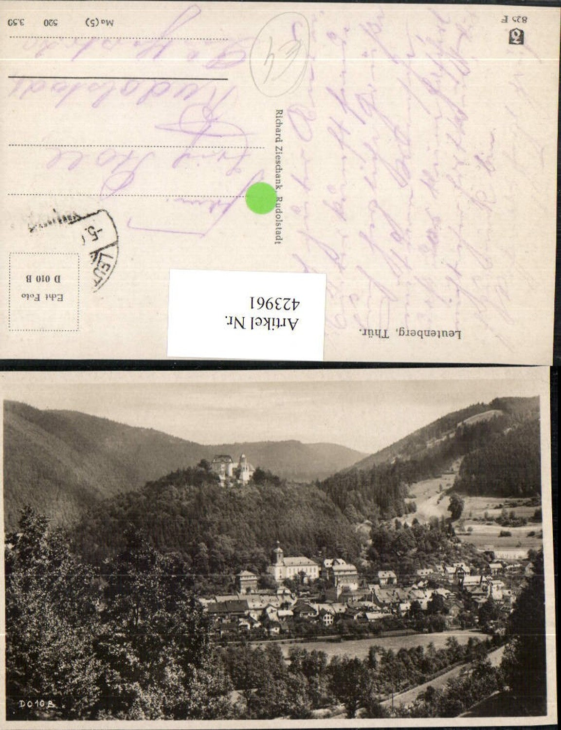 423961,Leutenberg Total with castle