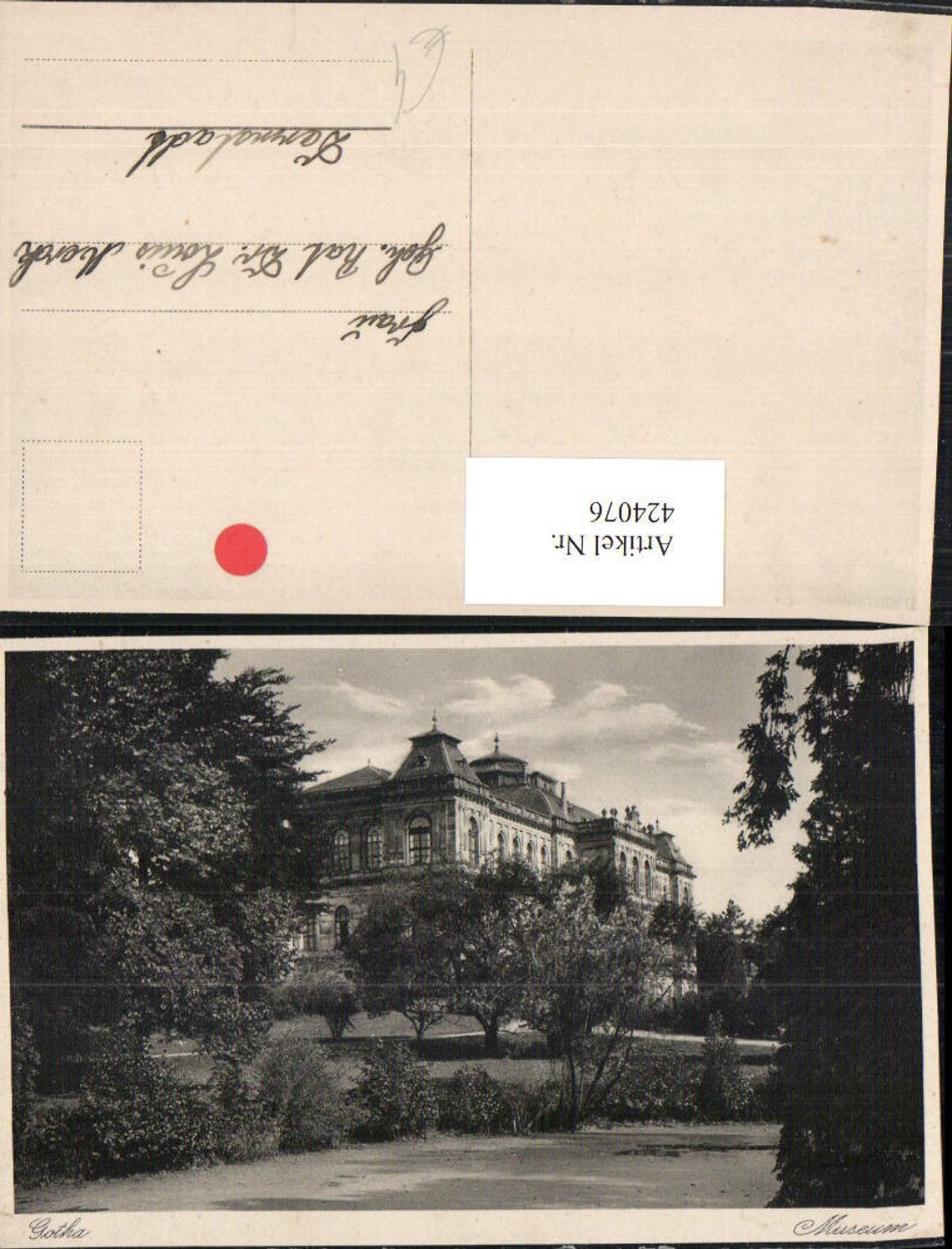 424076,Gotha Museum Gebäude