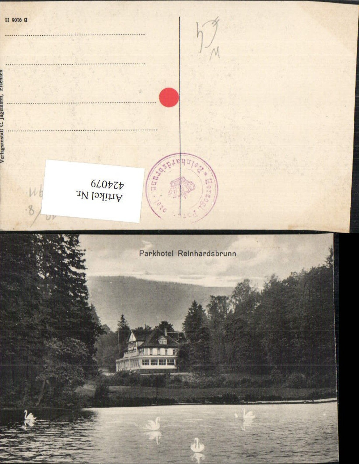 424079,Parkhotel Reinhardsbrunn b. Friedrichsroda Schwäne