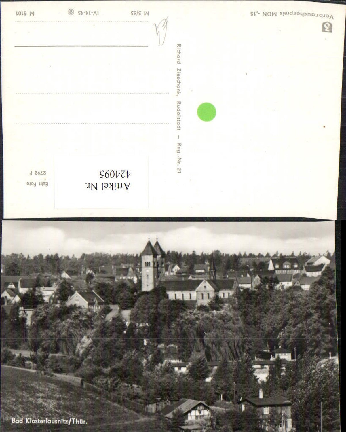 424095, Bad Klosterlausnitz Partial view