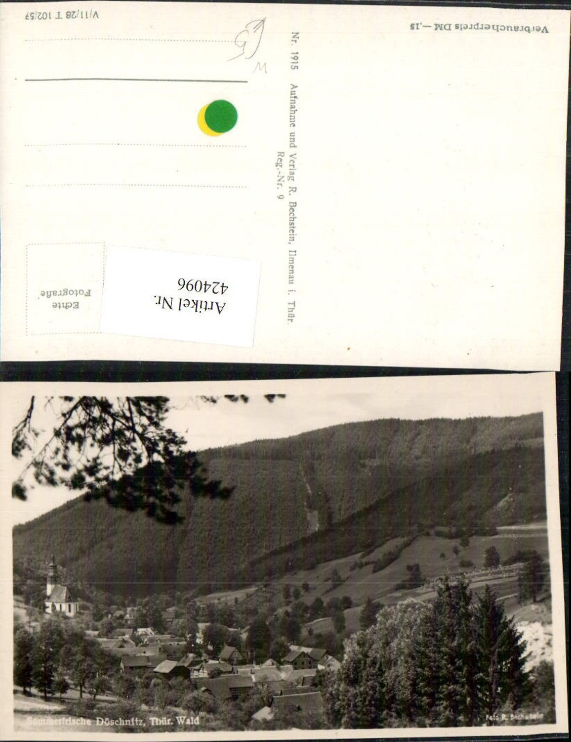 424096, Döschnitz in the Thuringian Forest (Total view)