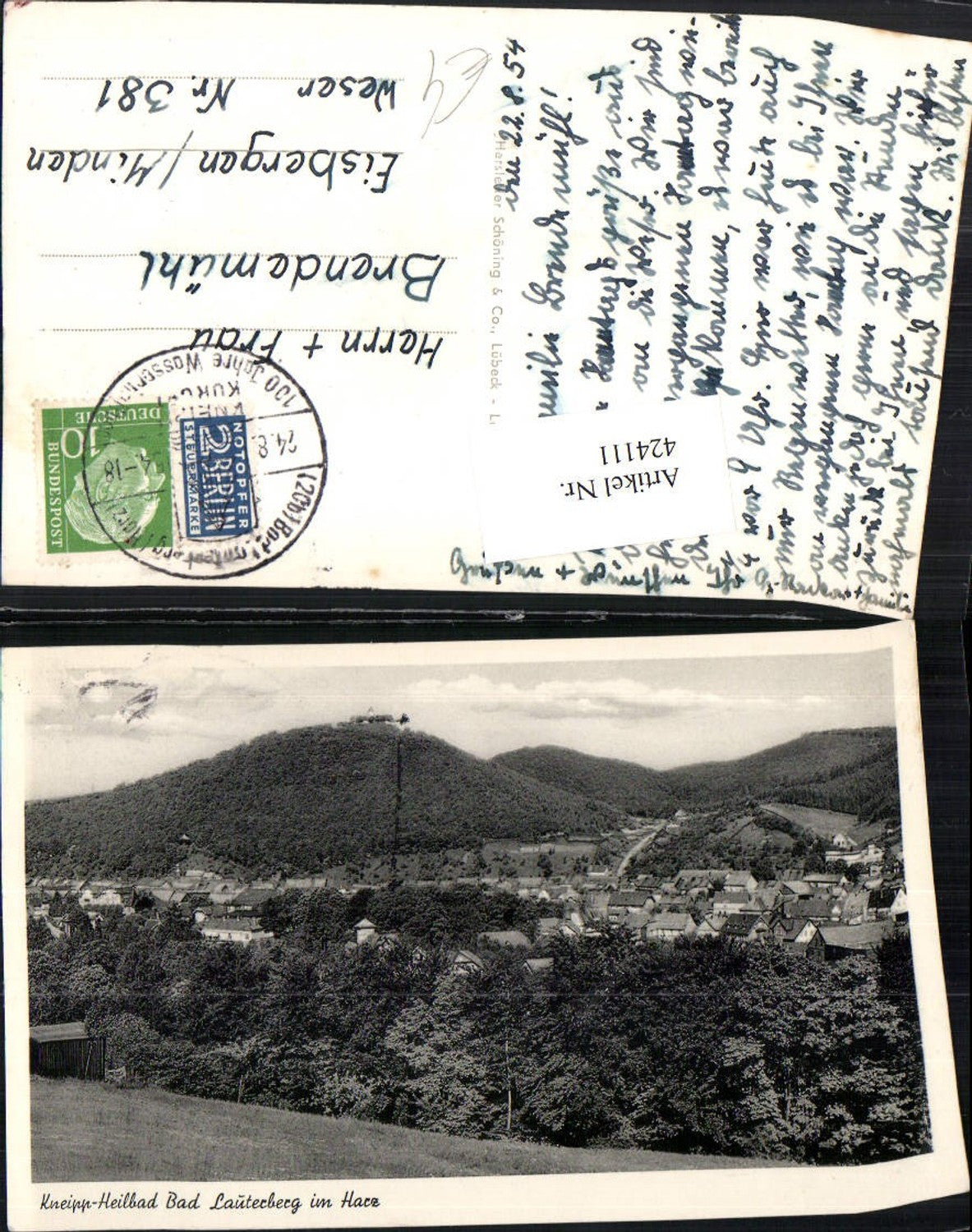 424111,Bad Lauterberg im Harz Teilansicht