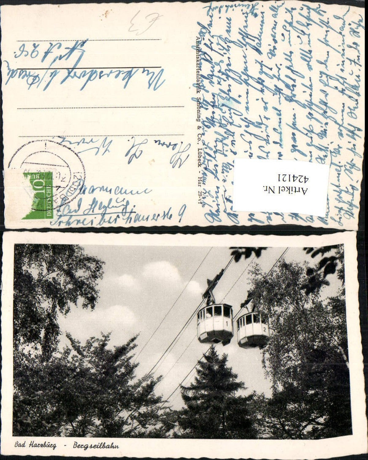 424121,Bad Harzburg Bergseilbahn Seilbahn