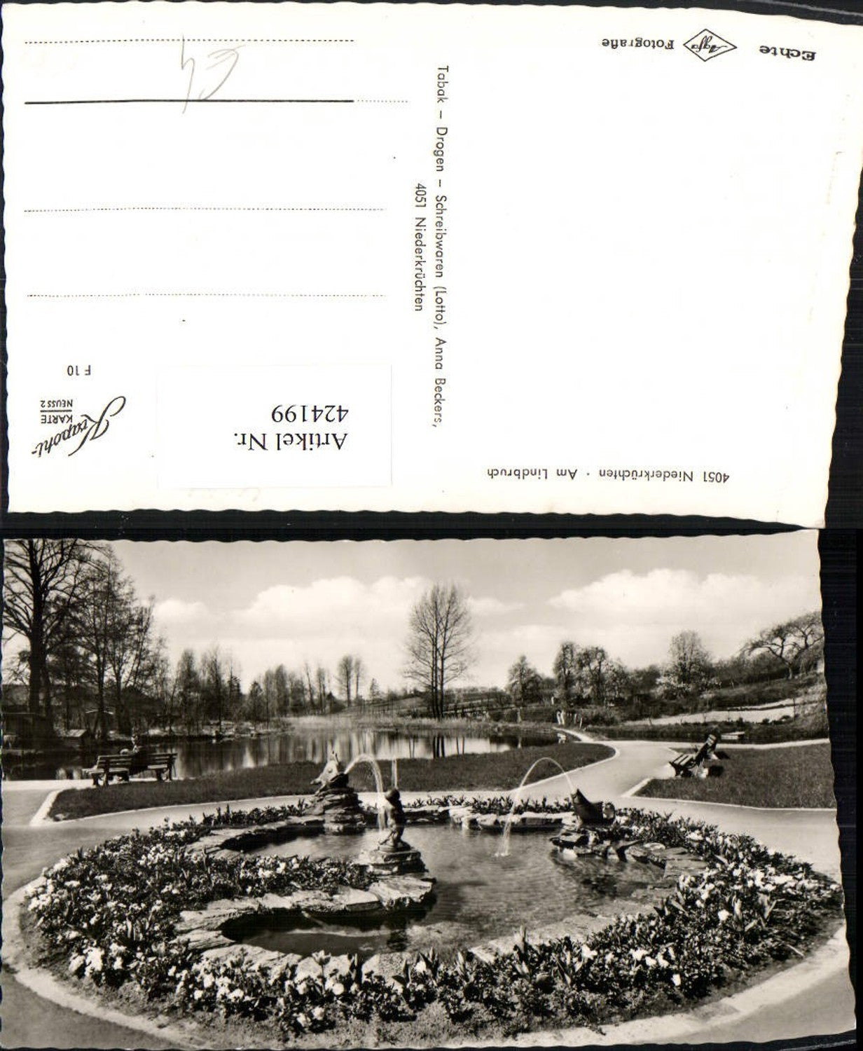424199,Niederkrüchten Am Lindbruch Brunnen
