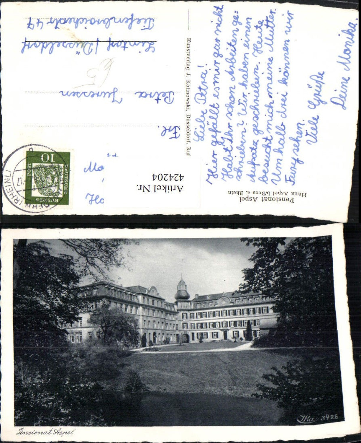 424204,Pensionat Aspel b. Rees am Rhein