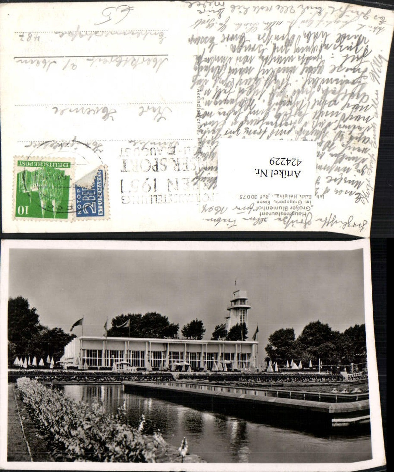 424229,Essen Grugapark Restaurant Großer Blumenhof