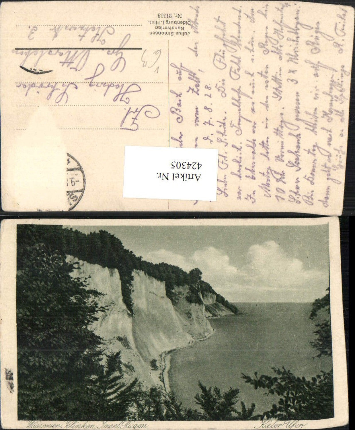 424305,Insel Rügen Kieler Ufer Wissower Klinken Steilküste Klippe