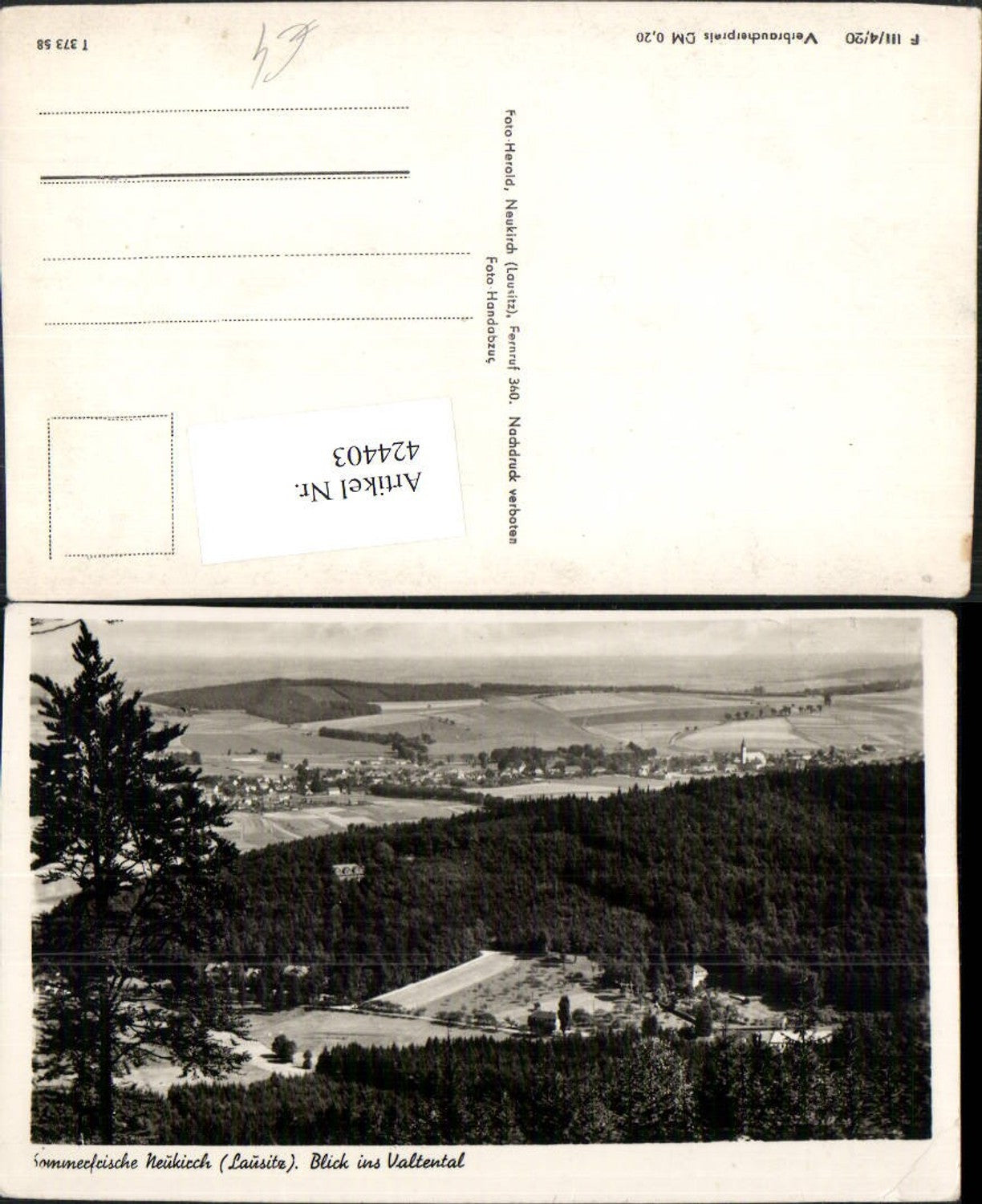 424403,Neukirch an d. Lausitz Blick ins Valtental