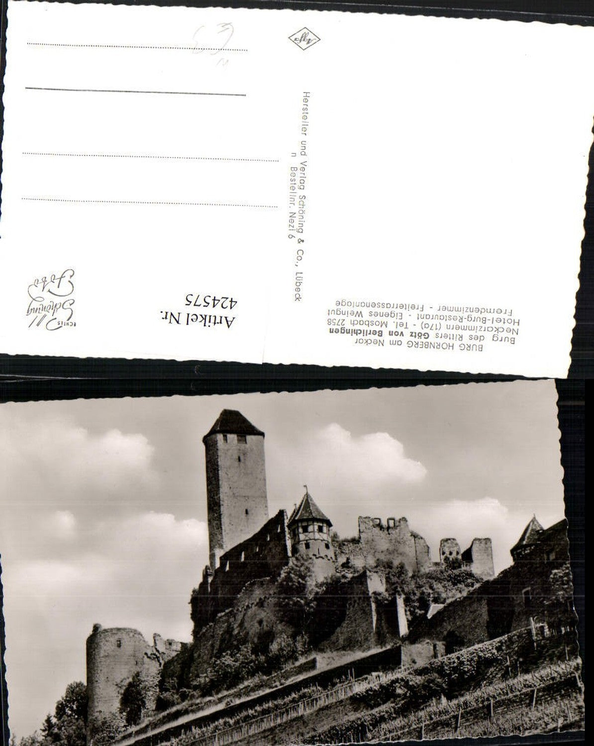 424575,Burg Hornberg am Neckar b. Neckarzimmern