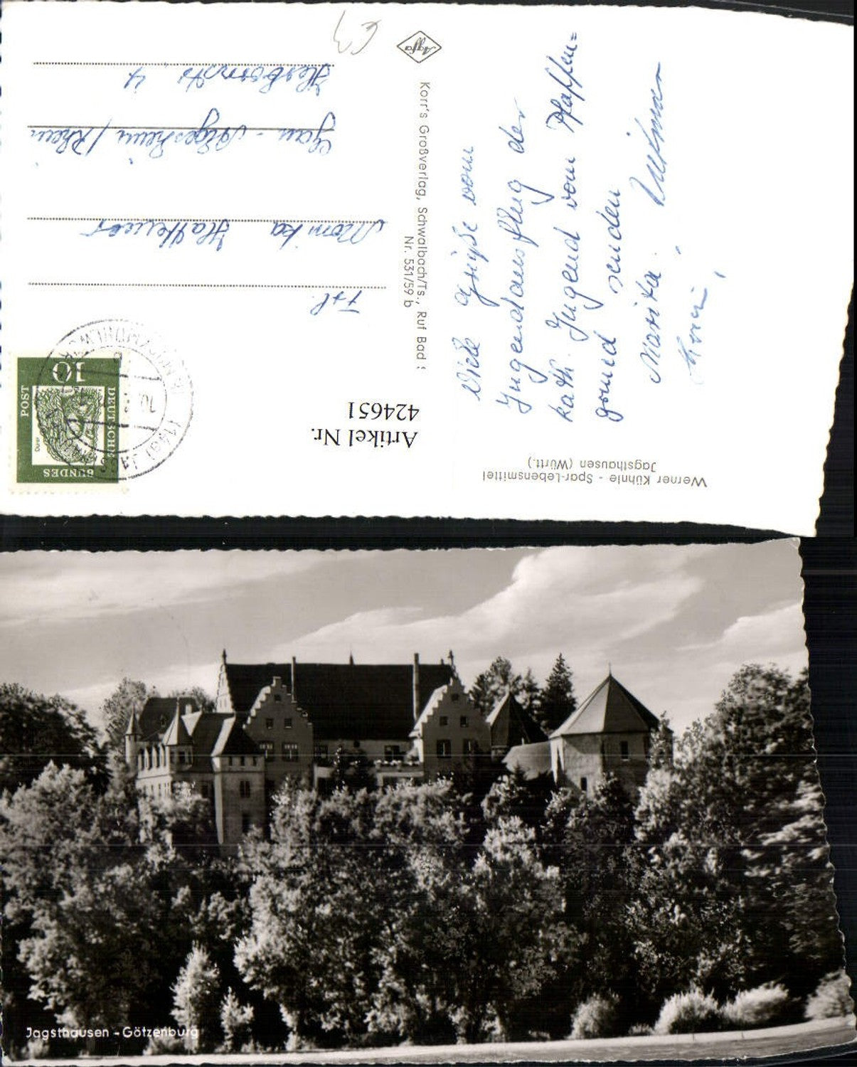 424651,Jagsthausen Götzenburg Burg Schloss