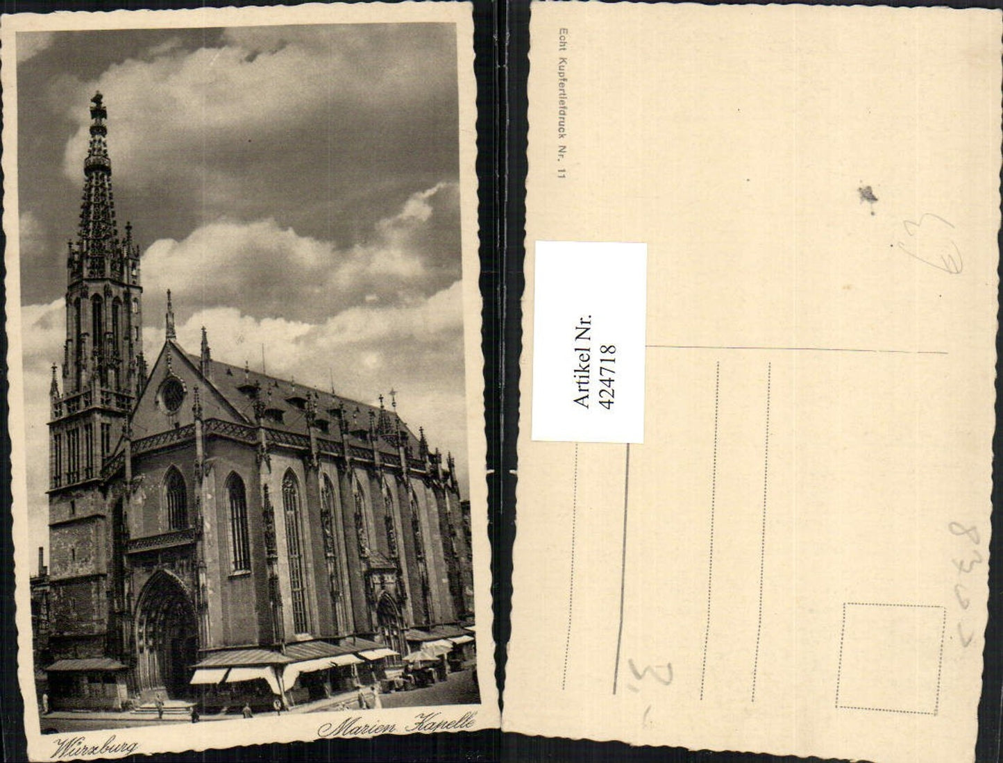 424718,Würzburg Marien Kapelle Kirche
