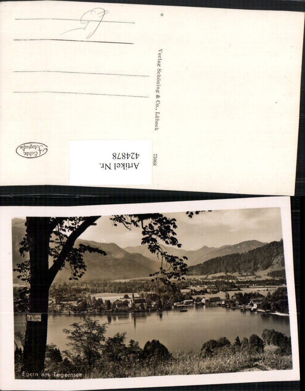 424878,Egern am Tegernsee Totale Bergkulisse
