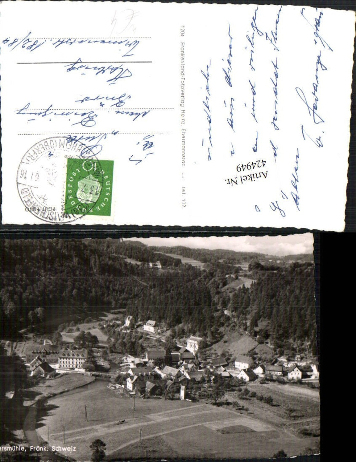 424949,Fränkische Schweiz Behringersmühle b. Gößweinstein Totale