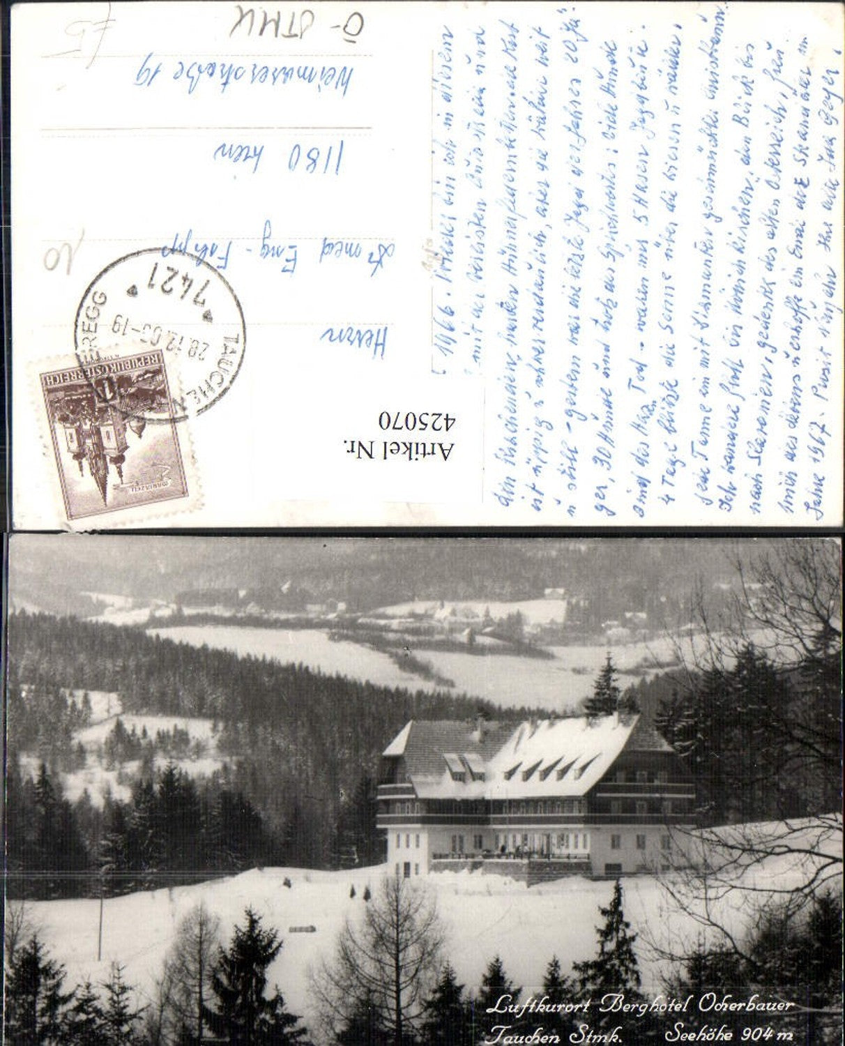 Alte Ansichtskarte – Old Postcard