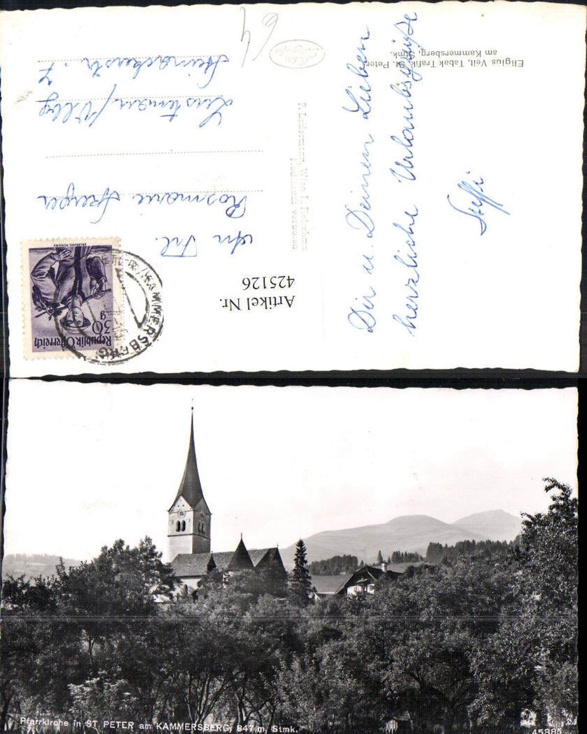 Alte Ansichtskarte – Old Postcard