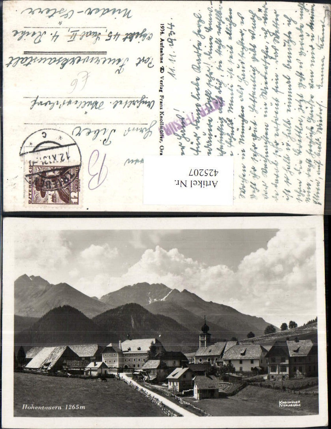 Alte Ansichtskarte – Old Postcard