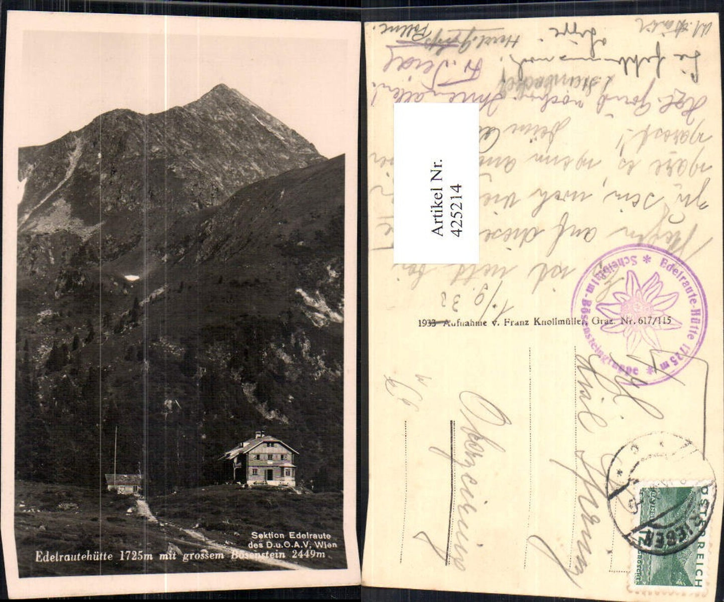 Alte Ansichtskarte – Old Postcard