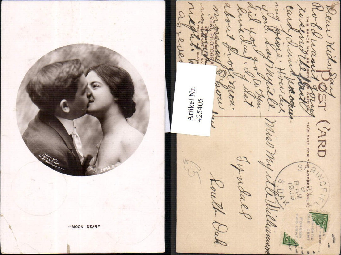 425405,Liebe Paar Kuss Moon Dear Passepartout
