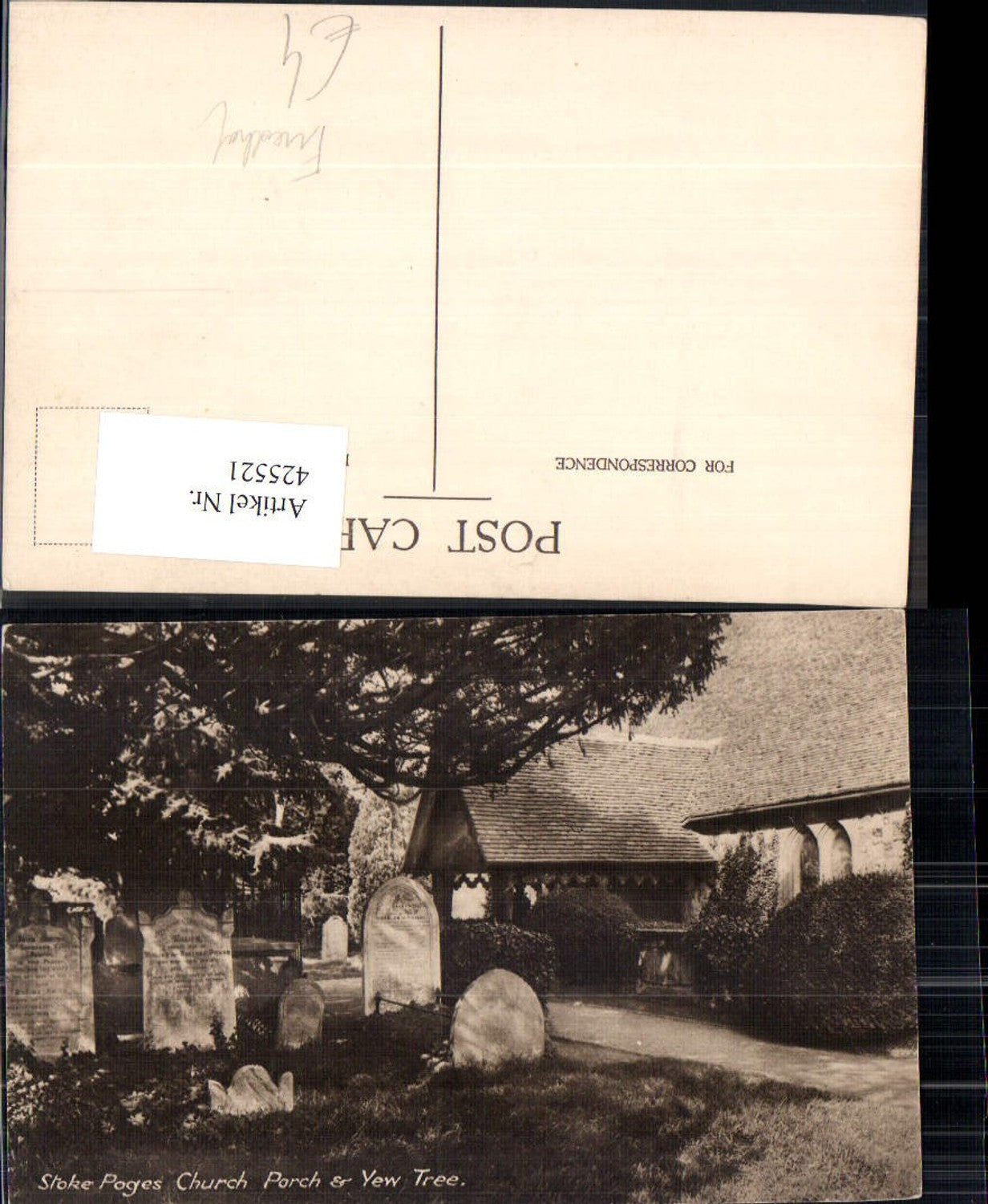 Alte Ansichtskarte – Old Postcard