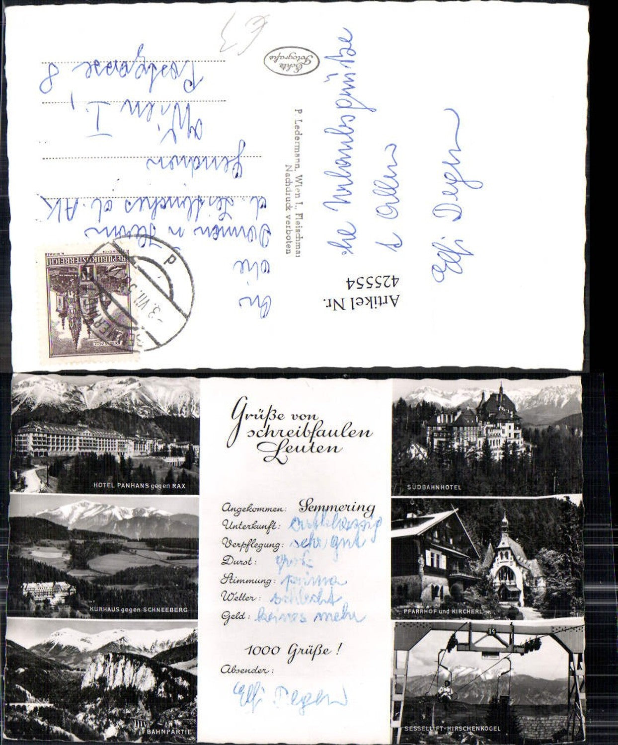 Alte Ansichtskarte – Old Postcard
