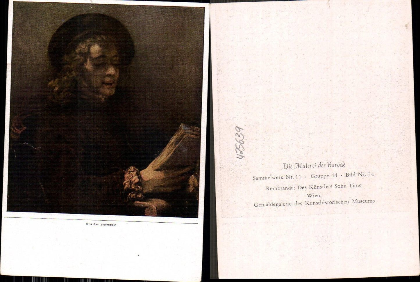 425639,Künstler Ak Rembrandt Des Künstlers Sohn Titus Barock