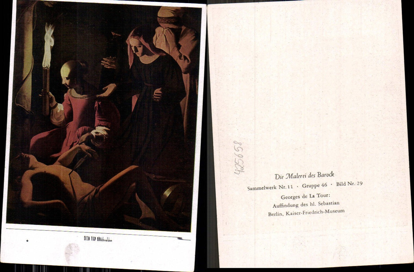 425658, Artist: Georges de La Tour, Finding of St. Sebastian, Baroque