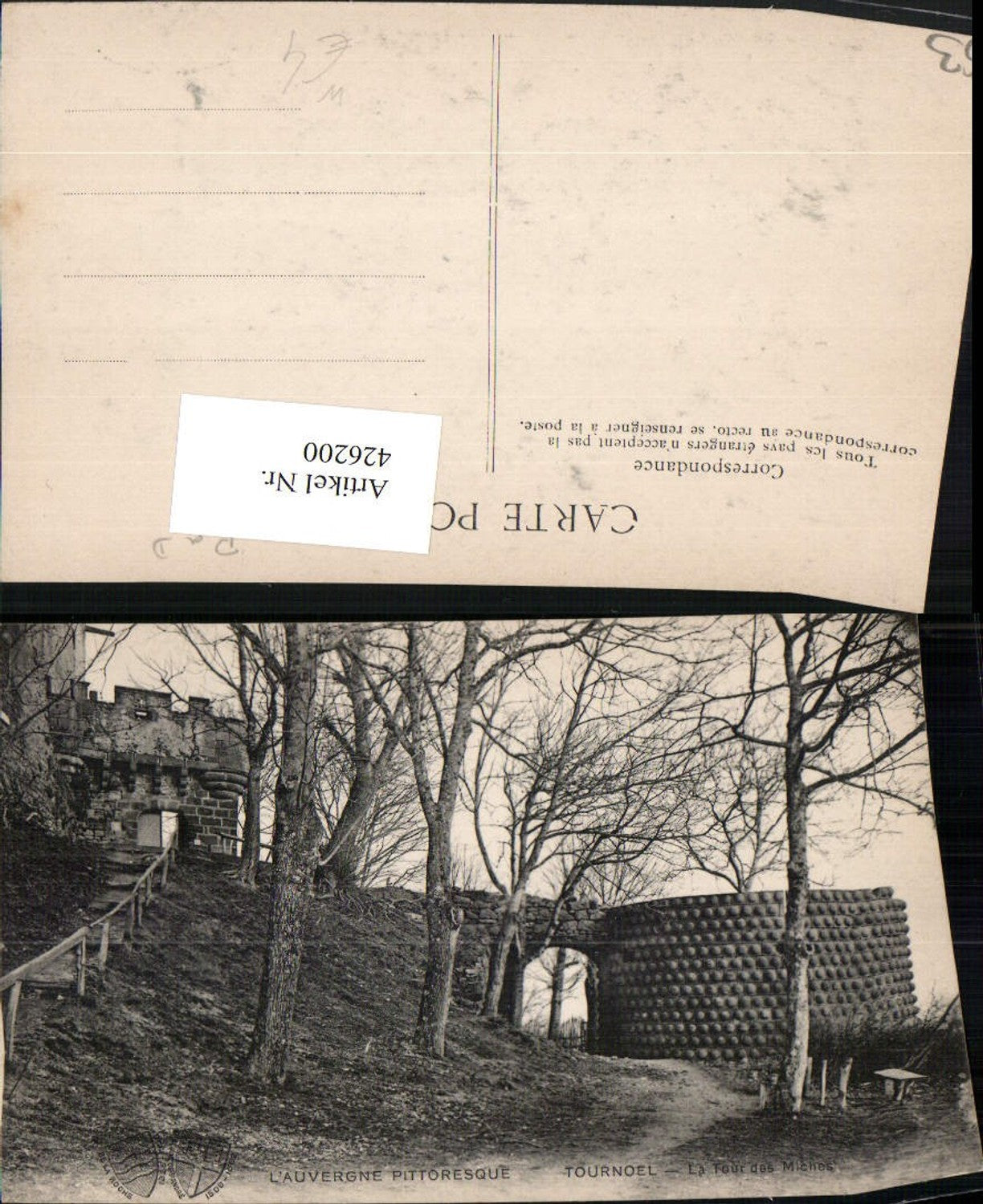 426200,Auvergne Puy-de-Dome Tournoel La Tour des Miches Turm