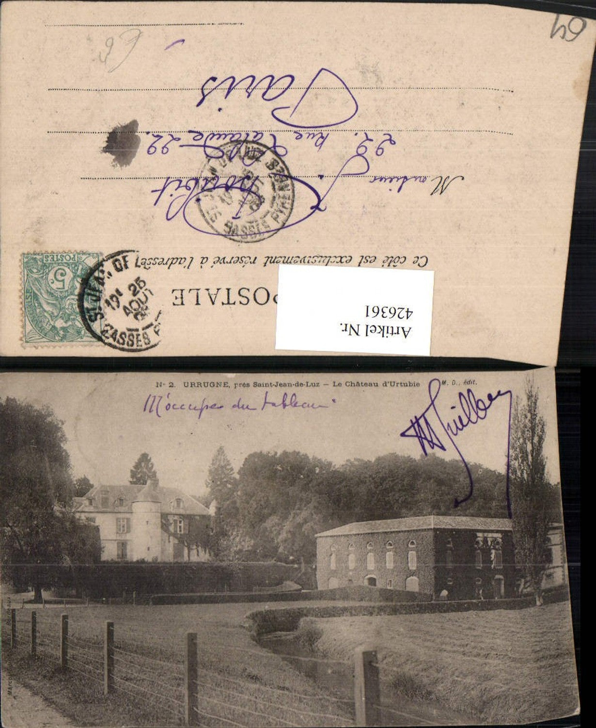 426361,Aquitanien Pyrenees-Atlantiques Saint-Jean-de-Luz Urrugne Chateau Schloss
