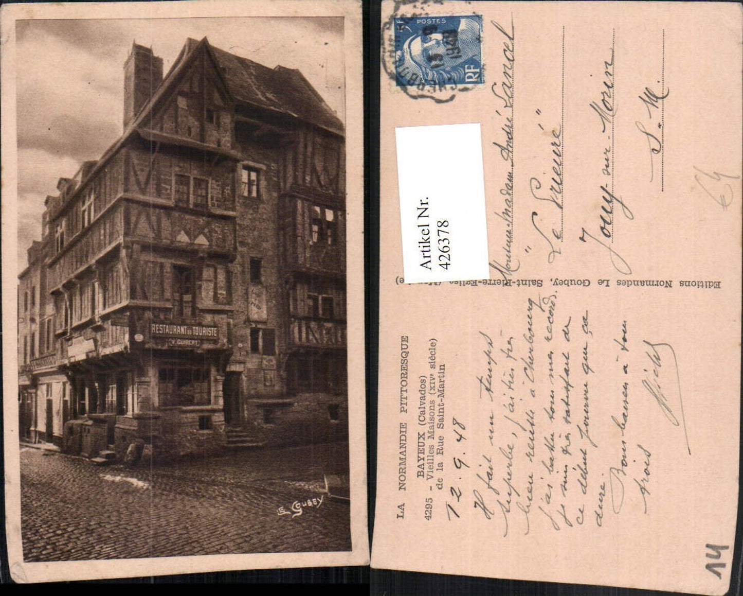 426378,Basse-Normandie Calvados Bayeux Vieilles Maisons de la Rue Saint-Martin