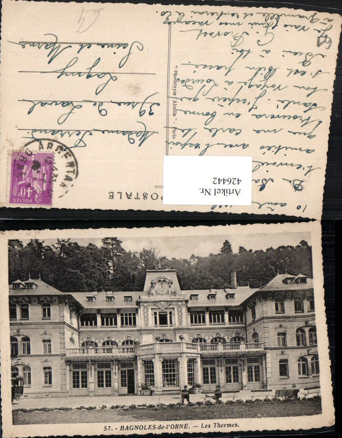 426442,Basse-Normandie Orne Bagnoles-de-l'Orne Les Thermes Therme
