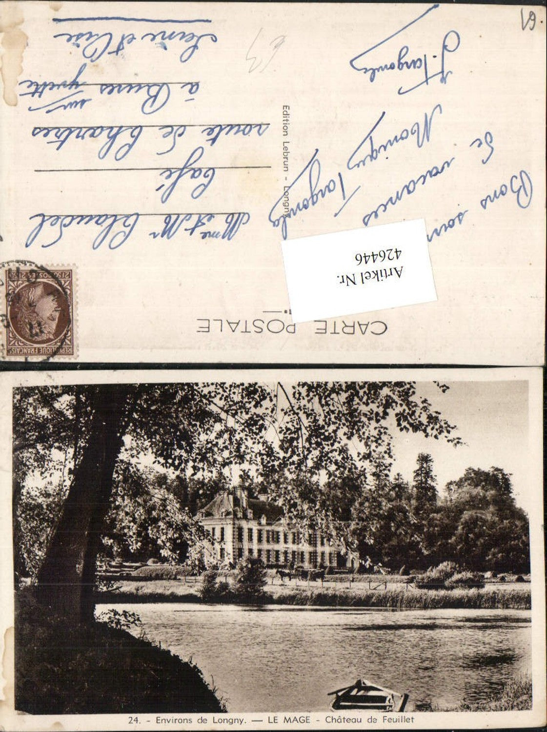 426446,Basse-Normandie Orne Longny Le Mage Chateau de Feuillet Schloss
