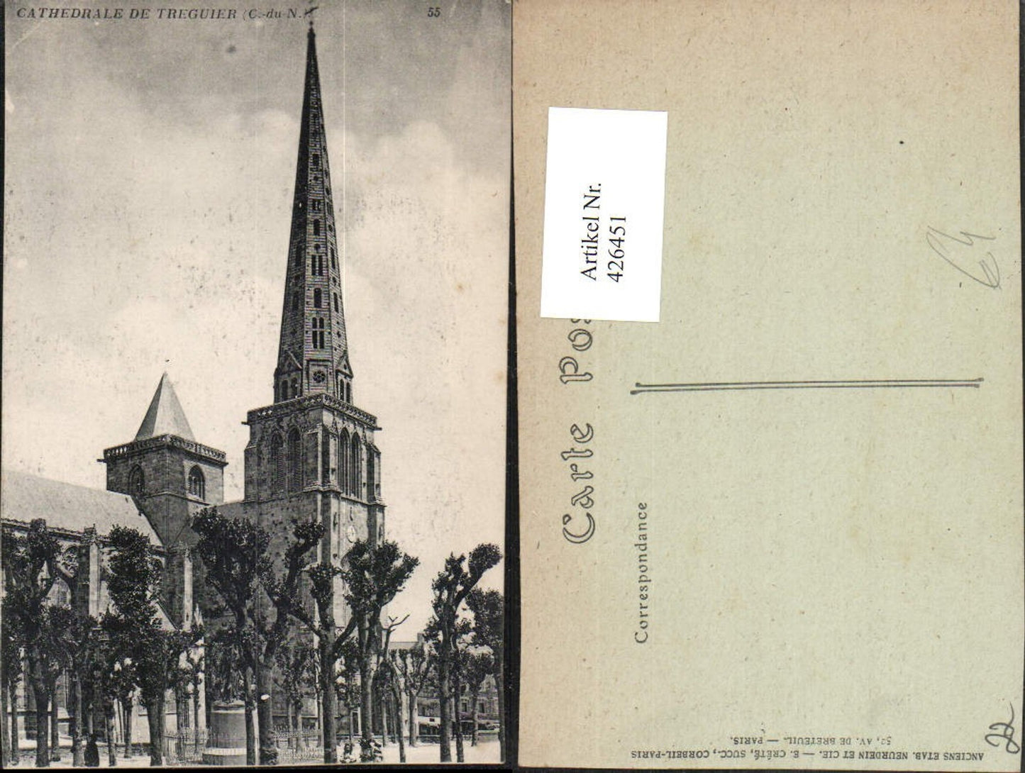 426451,Bretagne Cote-Amor Cathedrale de Treguier Kirche
