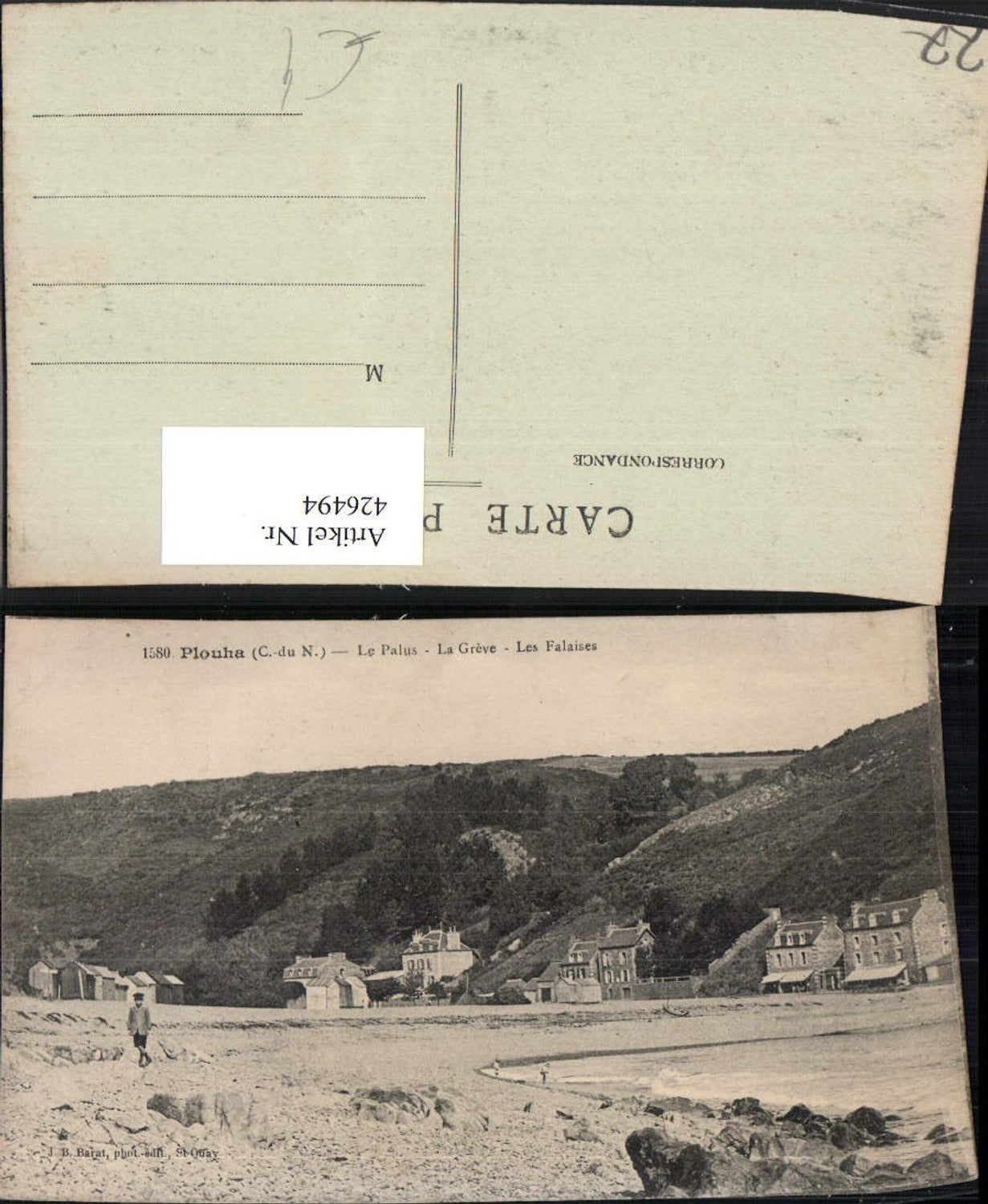 426494,Bretagne Cote-Amor Plouha Le Palus La Greve Les Falaises Küste