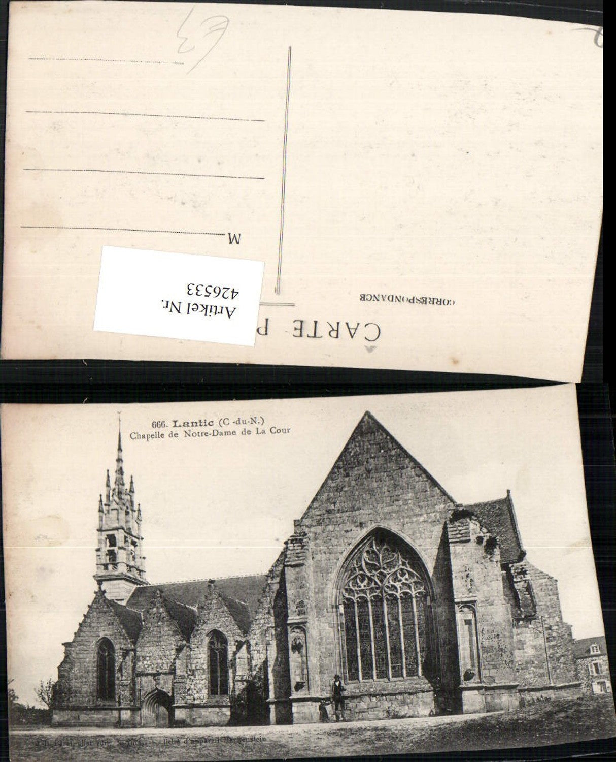 426533,Bretagne Cote-Amor Lantic Chapelle de Notre-Dame de la Cour Kirche
