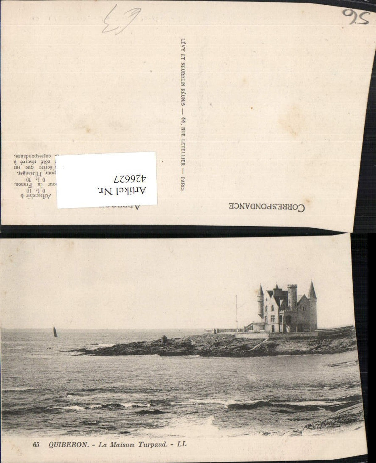 426627,Bretagne Morbihan Quiberon La Maison Turpaud Küste Schloss