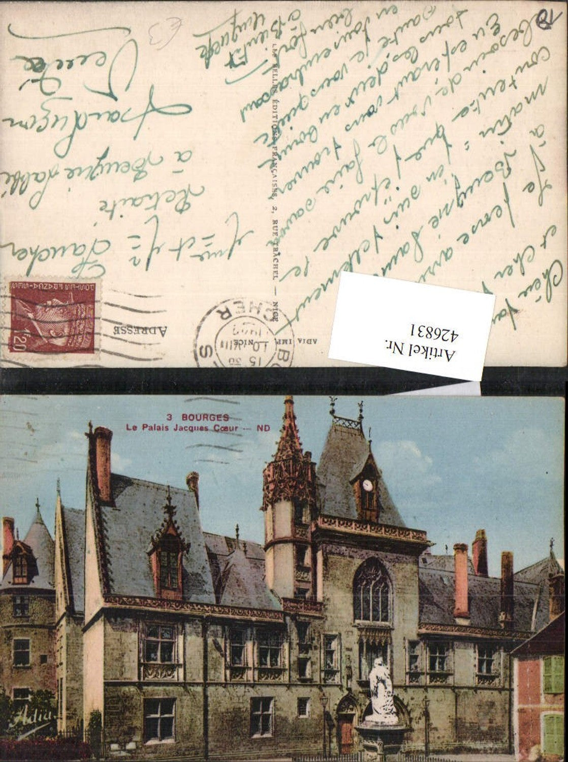 426831,Centre Cher Bourges Le Palais Jacques Coeur Palast