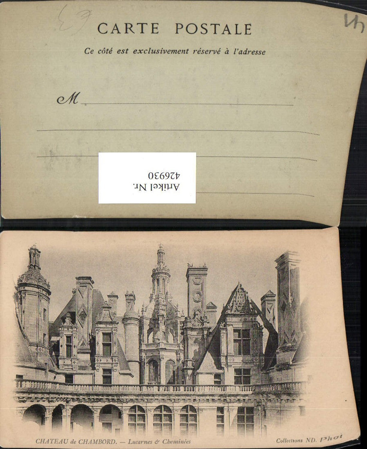 426930,Centre Loire-et-Cher Chateau de Chambord Lucarnes Cheminees Schloss
