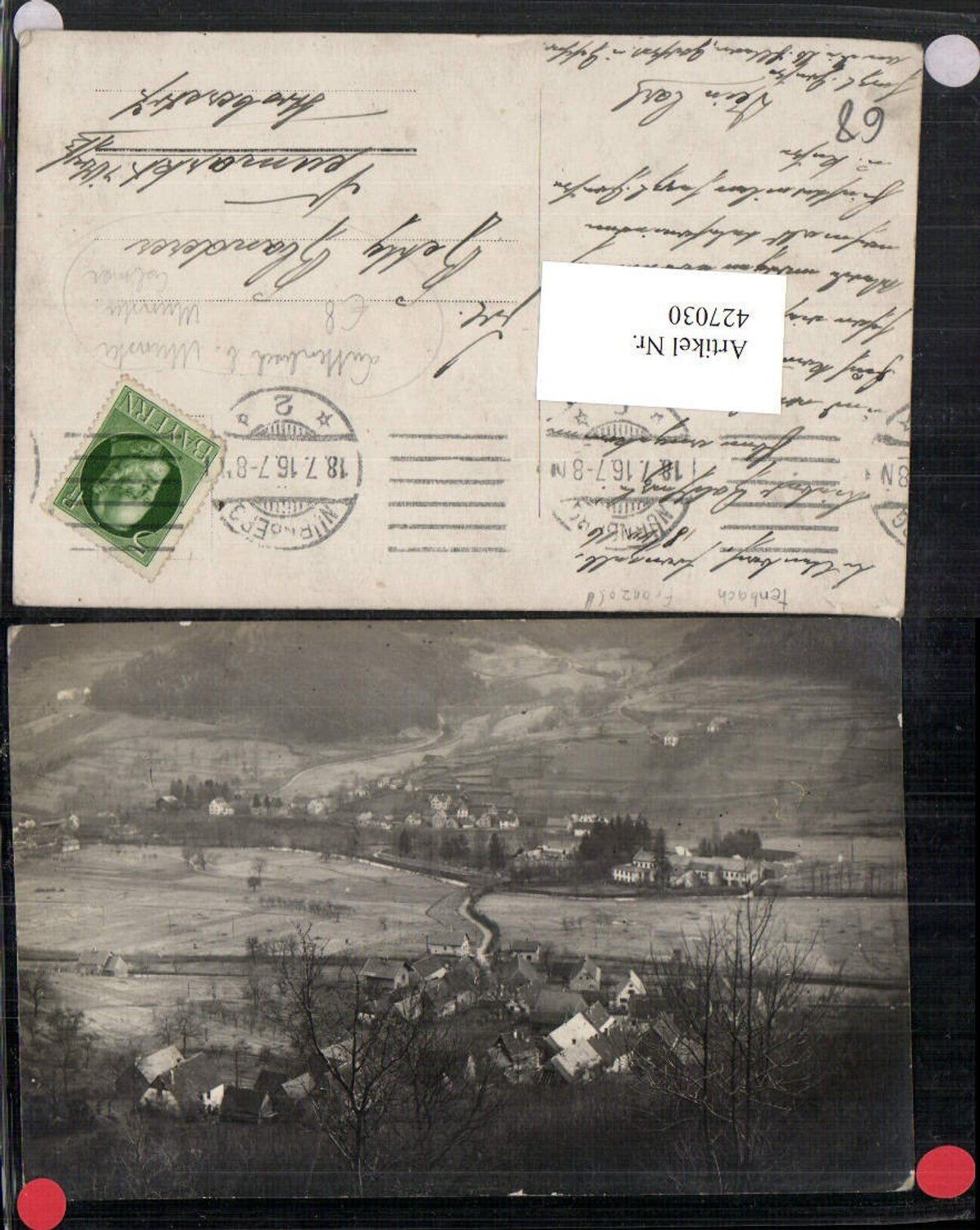 427030,Foto AK Elsass Haut-Rhin Luttenbach pres Munster Totale Lüttenbach