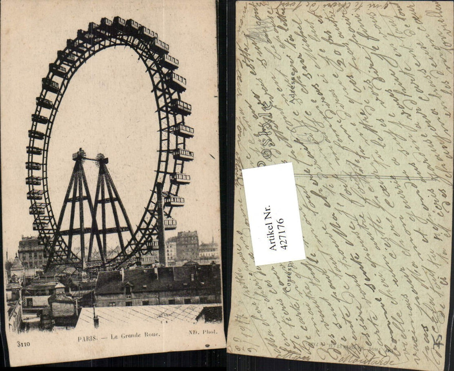 427176,Ile-de-France Paris La Grande Roue Riesenrad