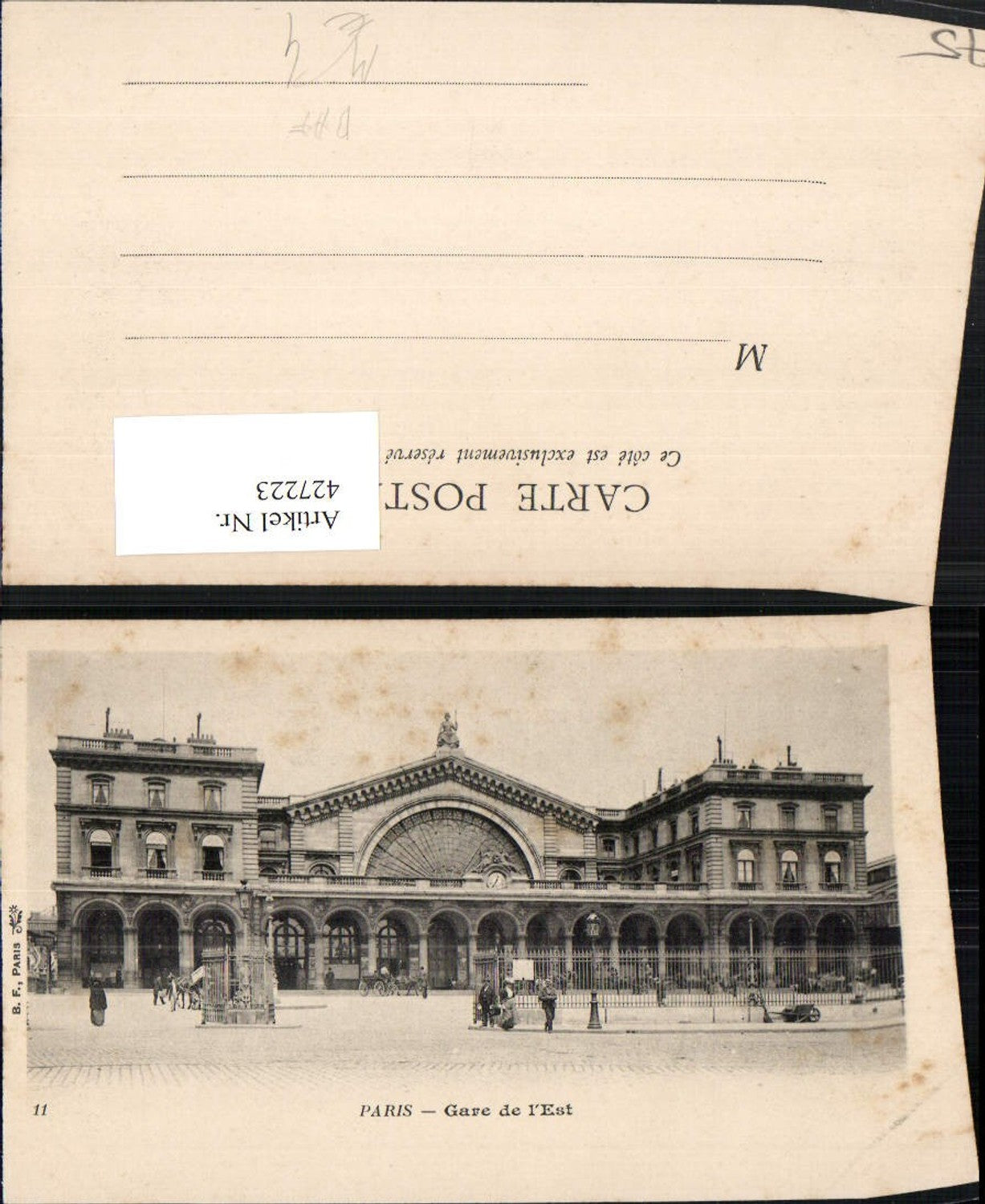 427223,Ile-de-France Paris Gare de l'Est Bahnhof