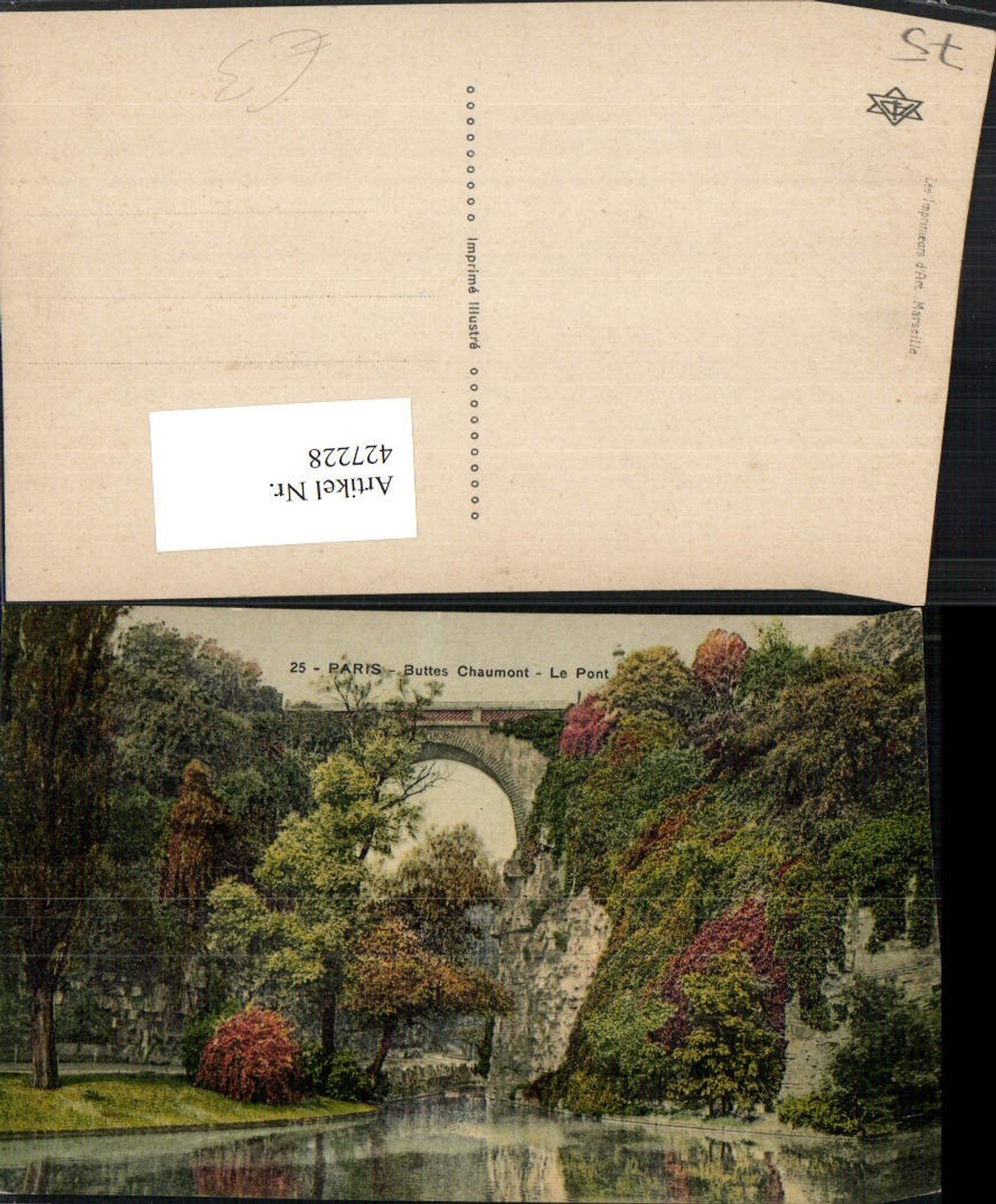 427228,Ile-de-France Paris Buttes Chaumont Le Pont Brücke