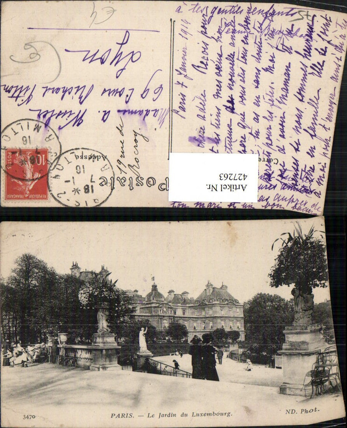 427263,Ile-de-France Paris Le Jardin du Luxembourg Park