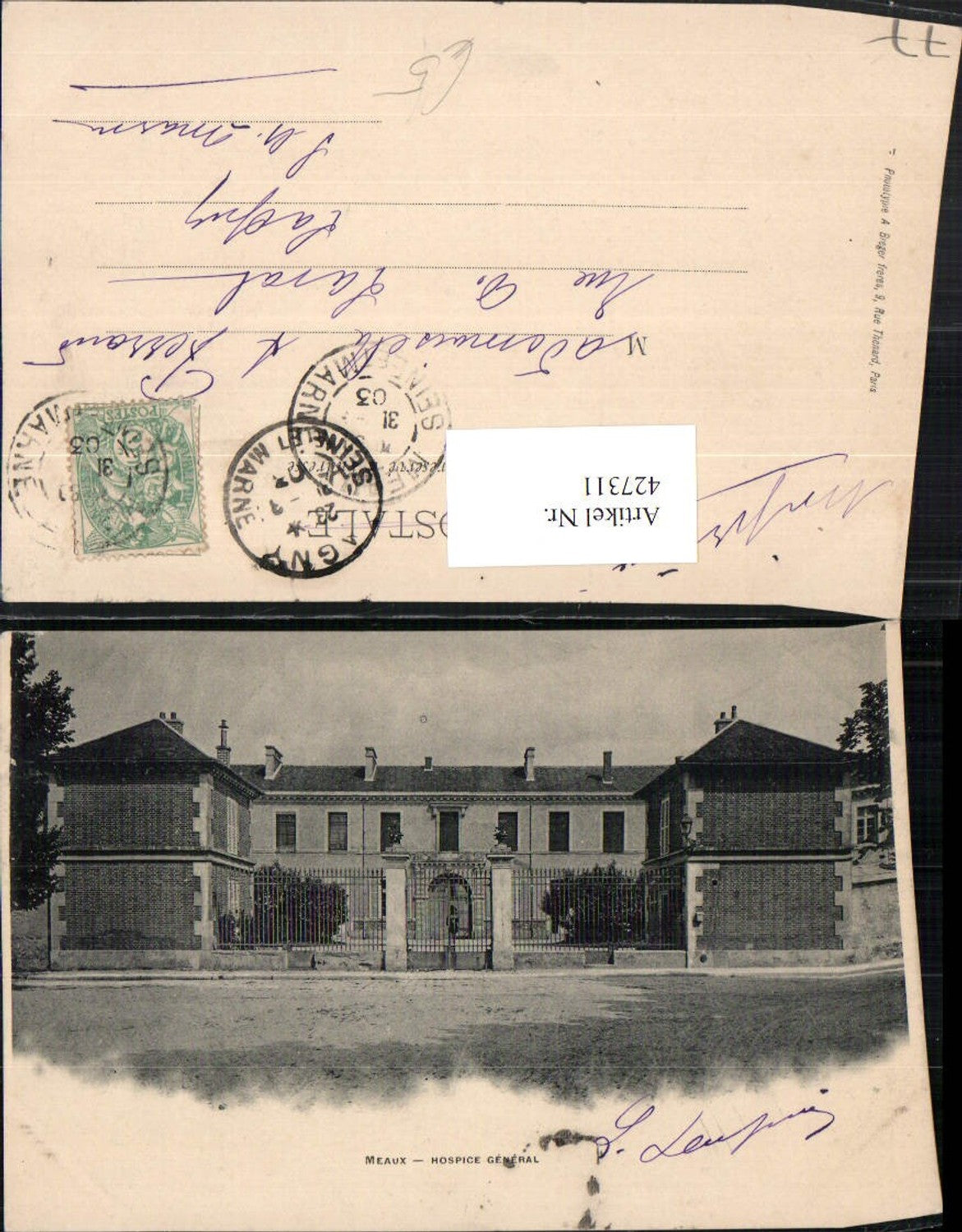 427311,Ile-de-France Seine-et-Marne Meaux Hospice General Hospiz Gebäude