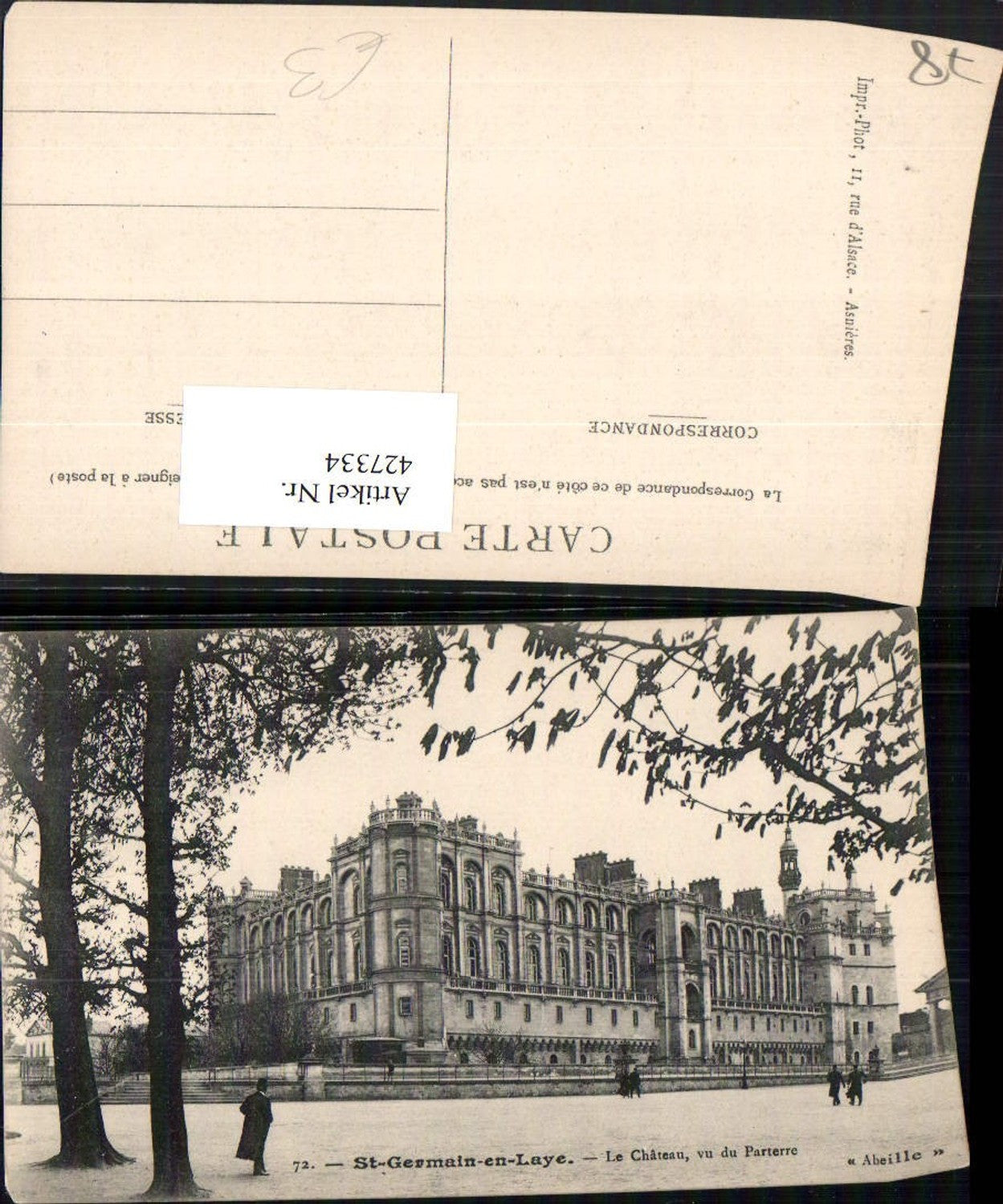 427334,Ile-de-France Yvelines St-Germain-en-Laye Le Chateau Schloss