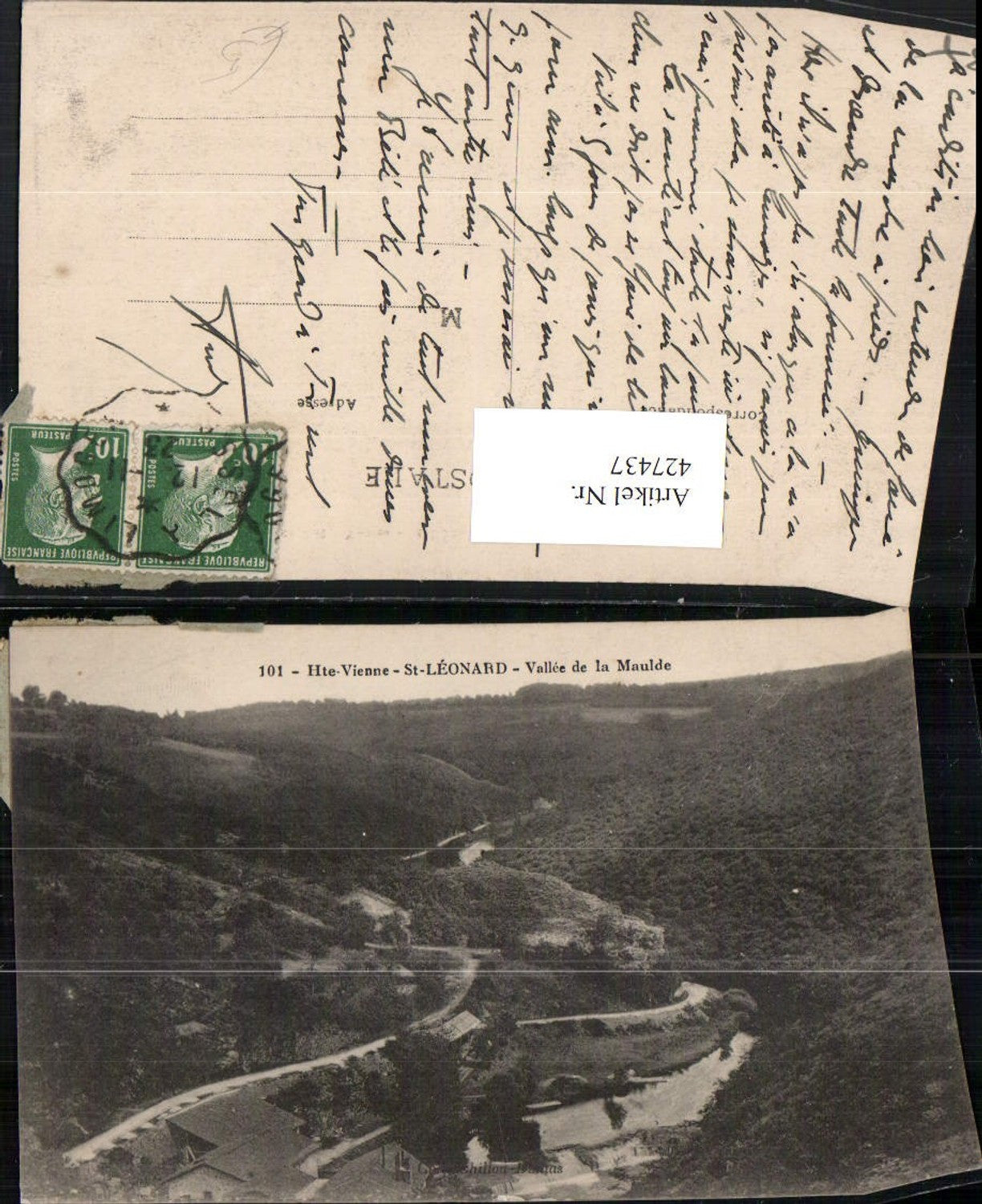 427437,Limousin Haute-Vienne St-Leonard Vallee de la Maulde Landschaft
